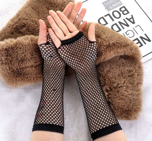 Volejbola cimdi bez pirkstiem A48 melni