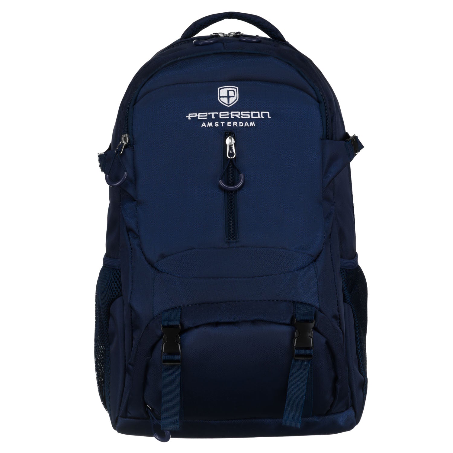 Pārgājienu mugursoma, zila, poliesters