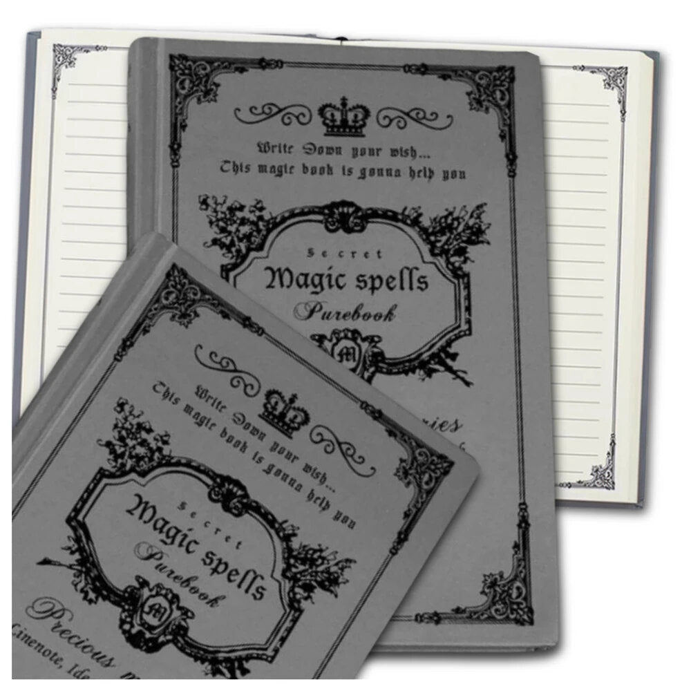 Piezīmju grāmatiņa, līnijota, 160 lapas, pelēka, dekorēts vāks