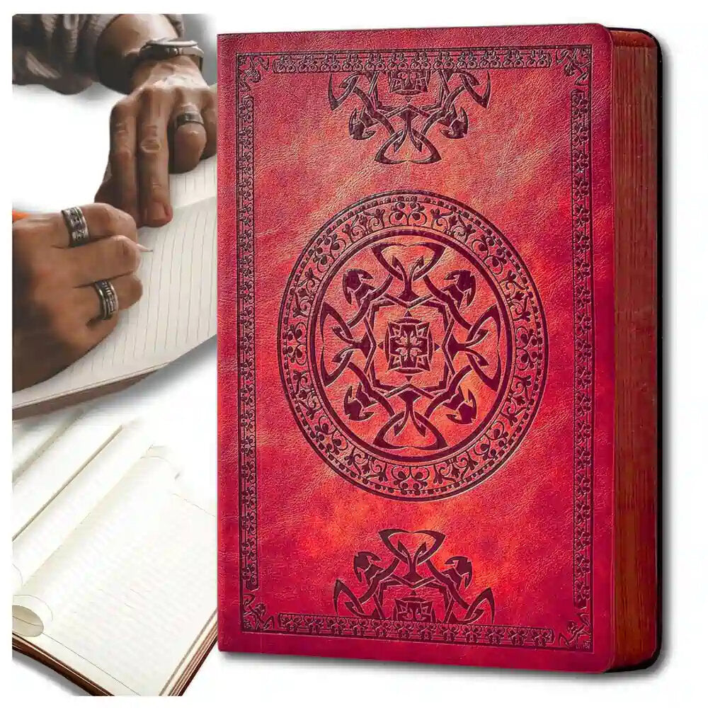 Piezīmju grāmatiņa, sarkana, A6, 144 lapas