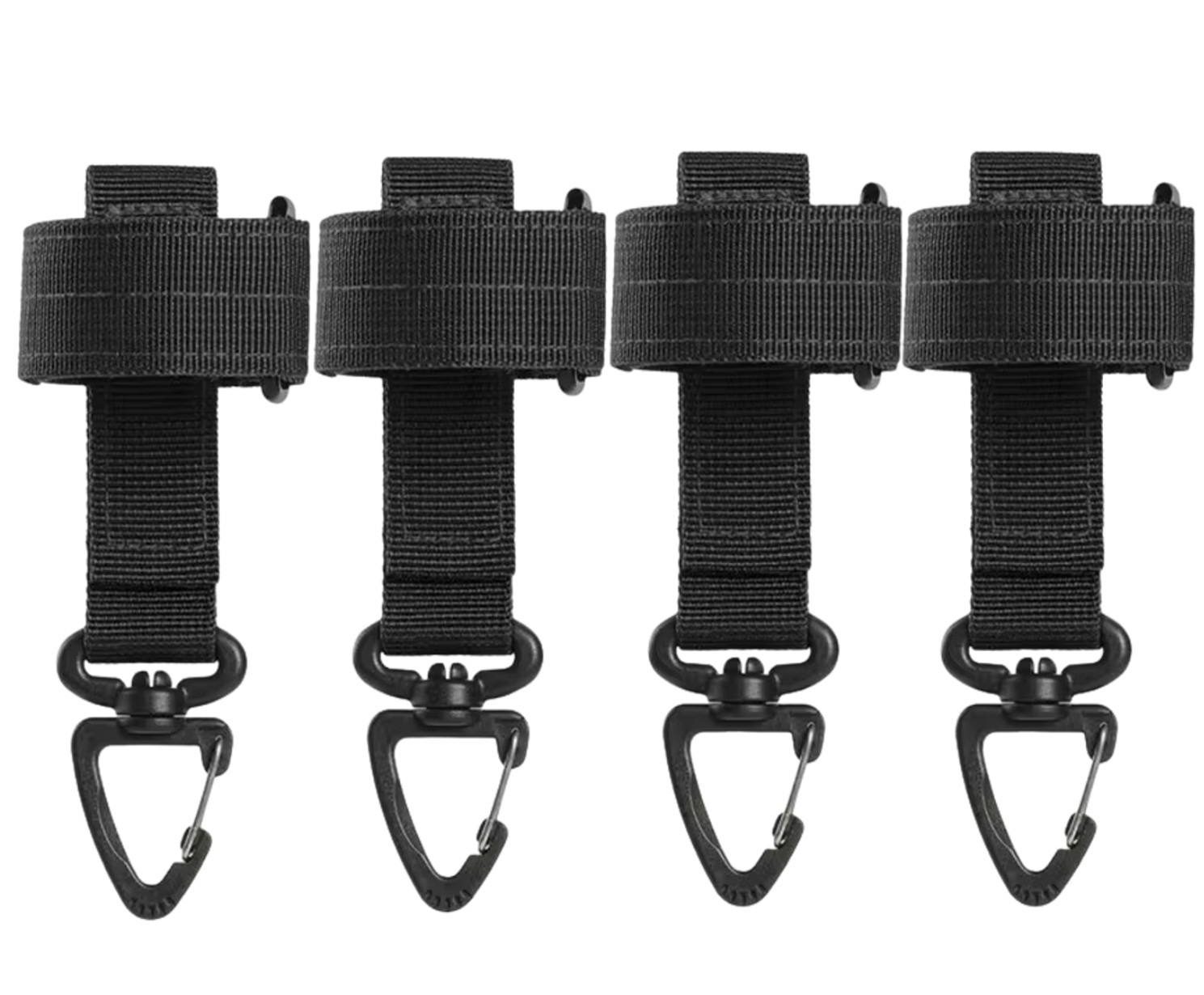 Jostas cilpa ar karabīni (4 gab.), M11, melna