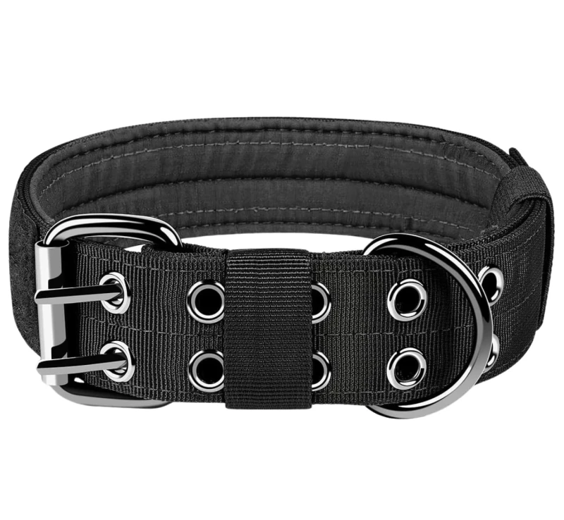 Regulējama suņu kakla siksna XL C1, melna N231