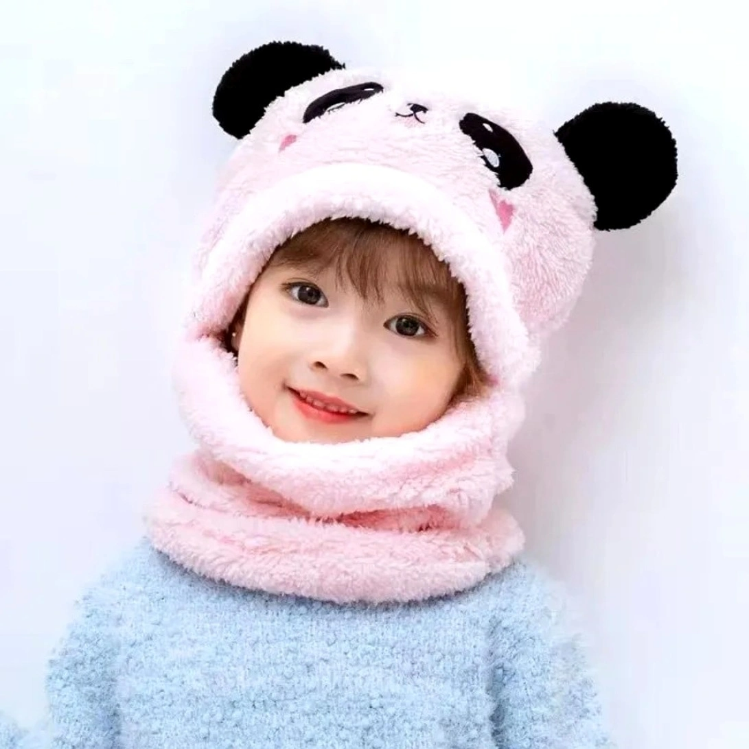 Bērnu ziemas cepure S124, rozā