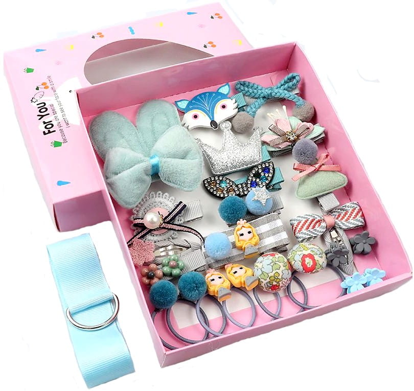 Bērnu matu sprādžu komplekts 24 gab. N24