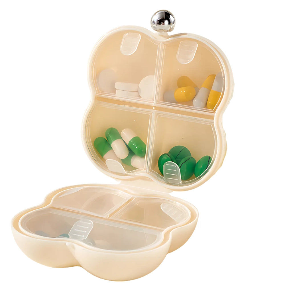 Zāļu organizators, balts, 7 dienas