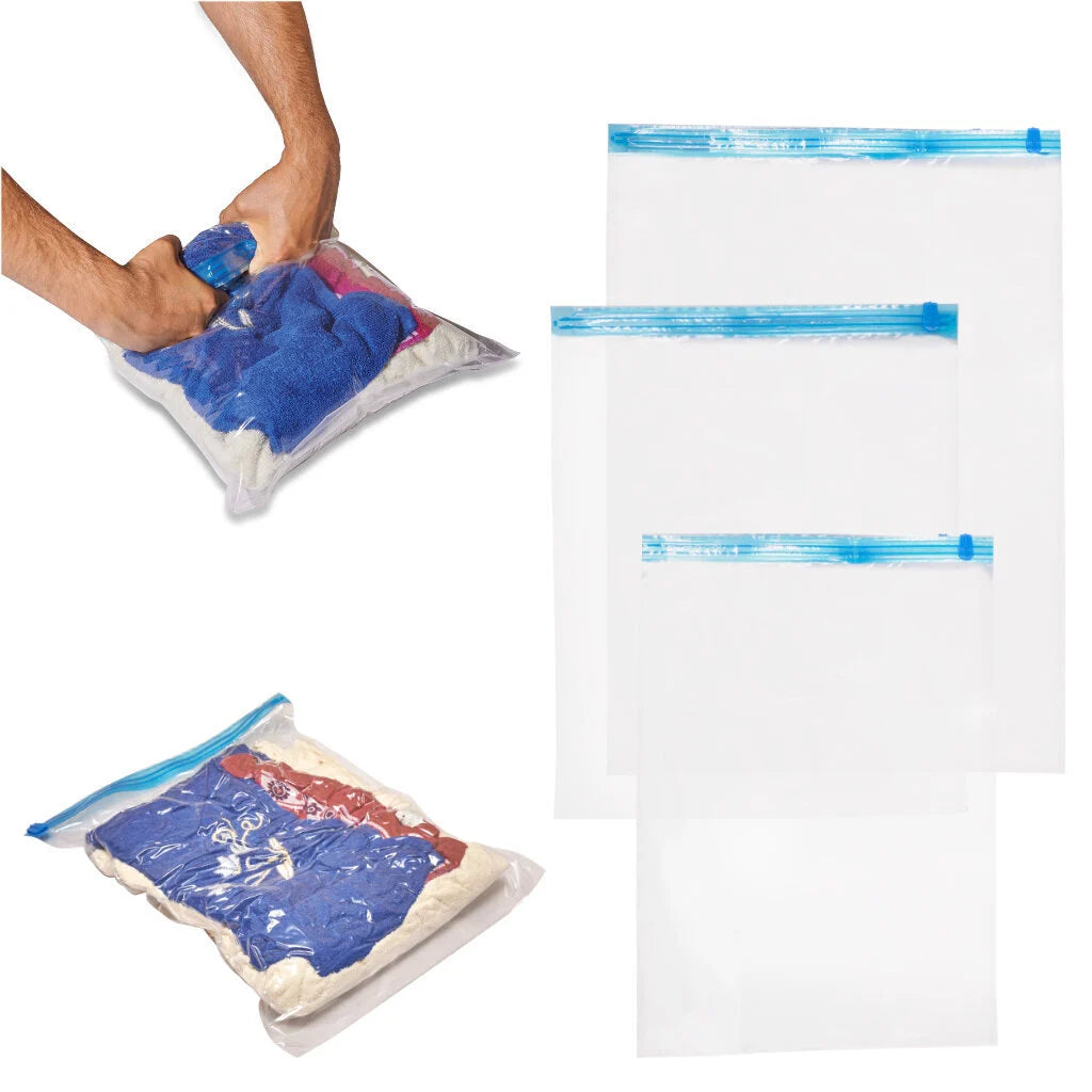 Vakuuma maisiņi drēbēm, 9 gab.