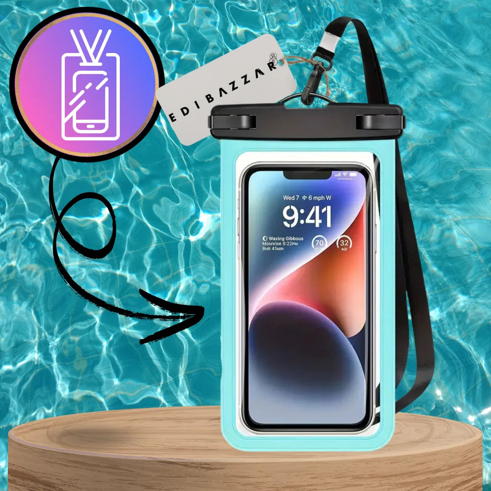 Ūdensizturīgs telefona maciņš ar siksniņu