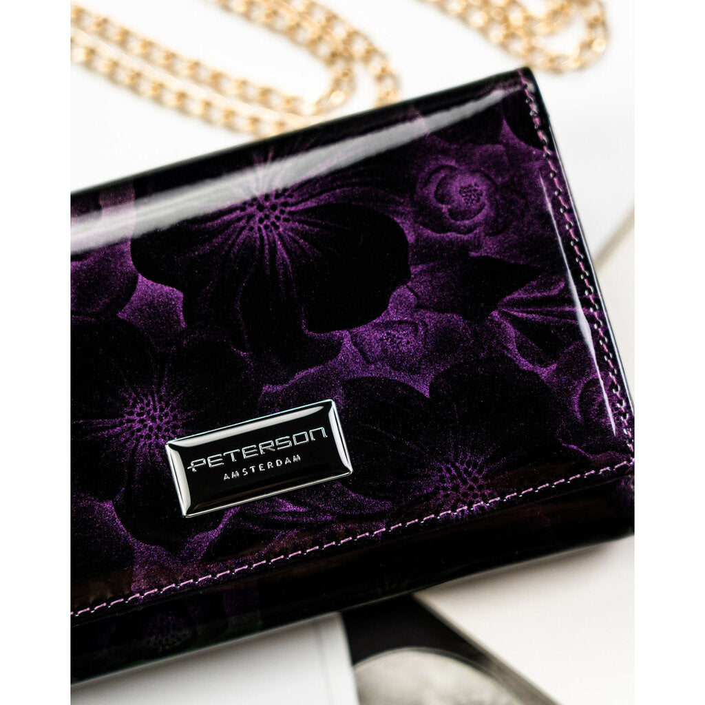 Vidēja izmēra sieviešu maks Peterson, violets-