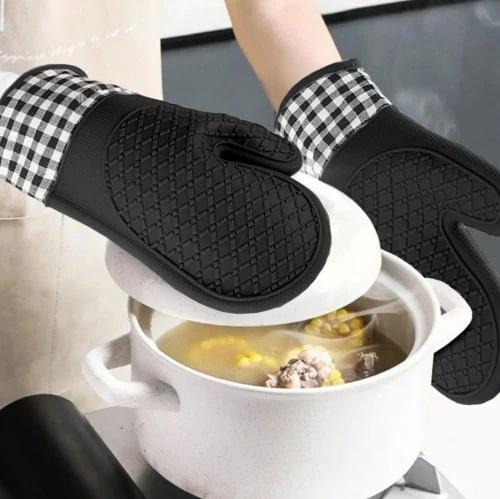 Virtuves cimdi, 2 gab. GV38 melni