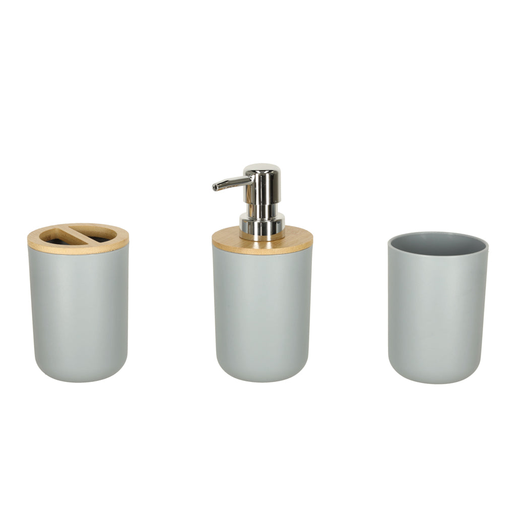 Vannas istabas aksesuāru komplekts 6 gab. J4, pelēks