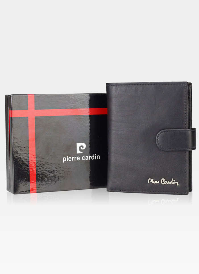 Vīriešu ādas maks Pierre Cardin Tilak60 326A, melns S434