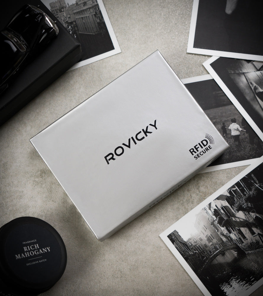 Vīriešu ādas maks Rovicky RV107 S417