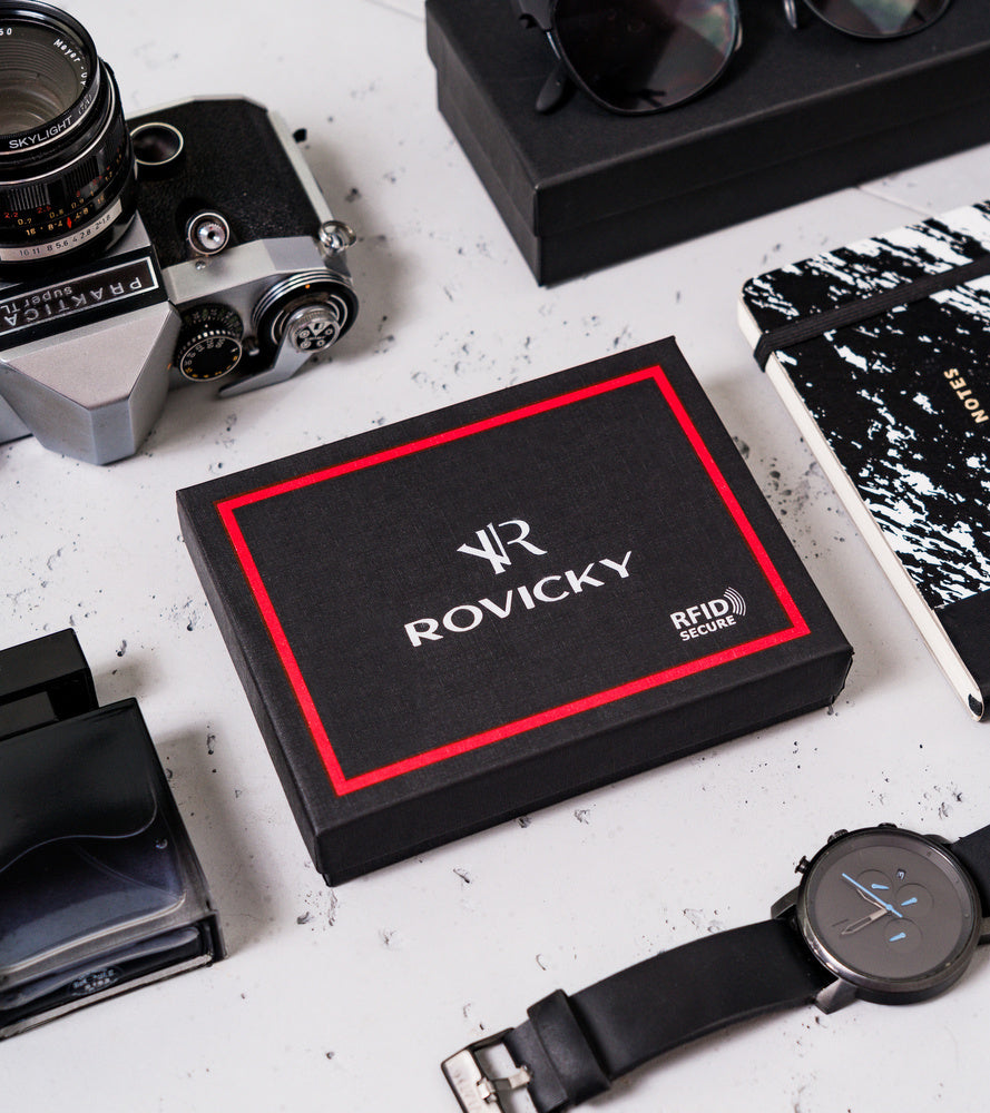 Vīriešu ādas maks Rovicky RV109 S415