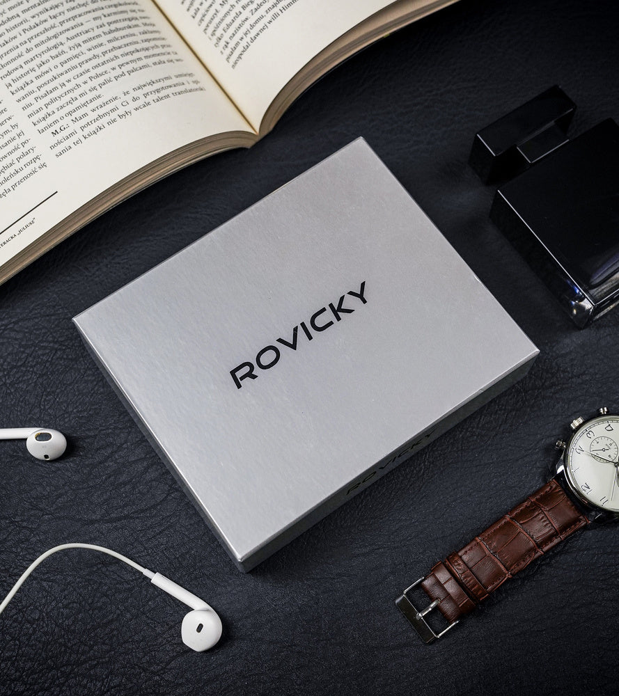 Vīriešu ādas maks Rovicky RV129 S393