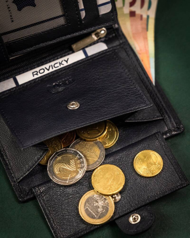 Vīriešu ādas maks Rovicky RV176 S342