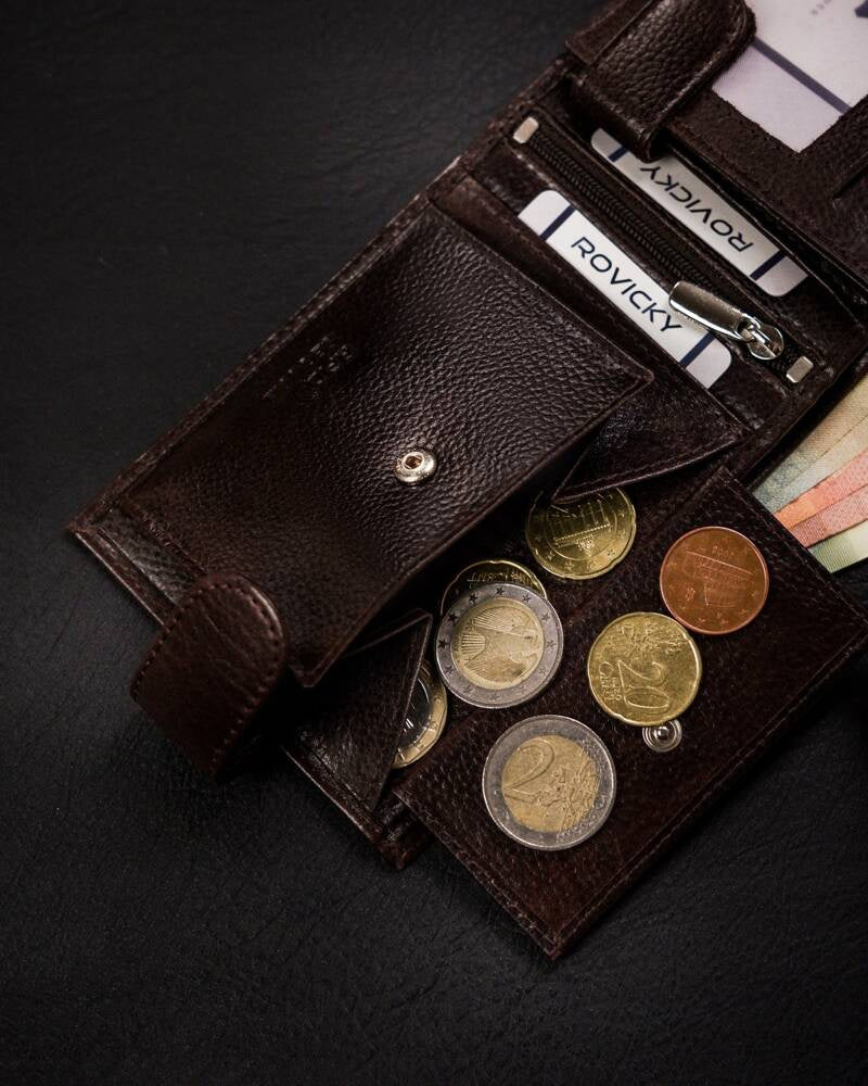 Vīriešu ādas maks Rovicky RV233 S283