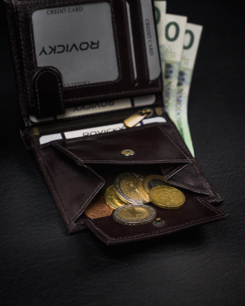 Vīriešu ādas maks Rovicky RV39 S262