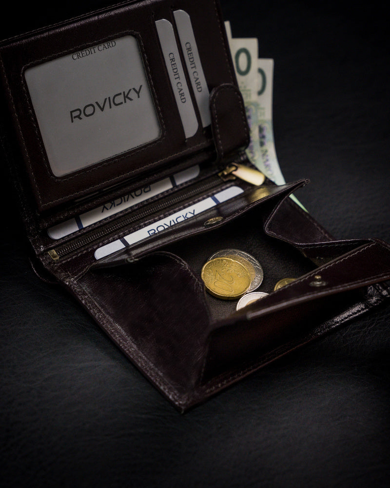 Vīriešu ādas maks Rovicky RV44 S257