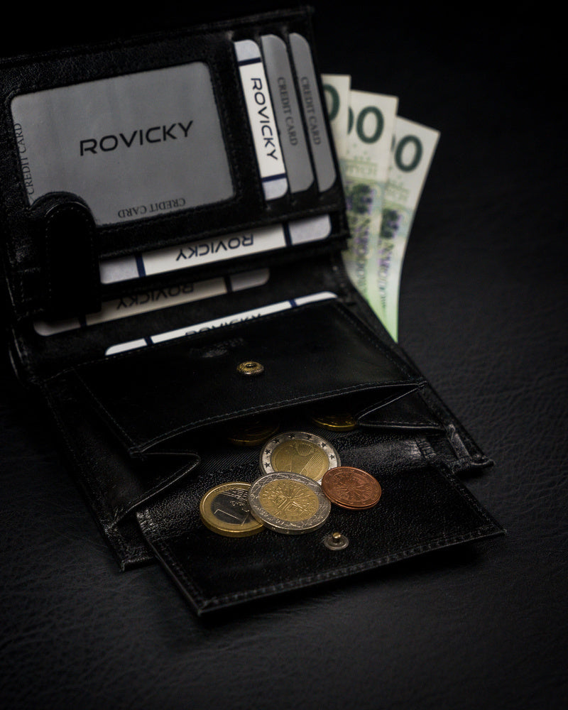 Vīriešu ādas maks Rovicky RV48 S253