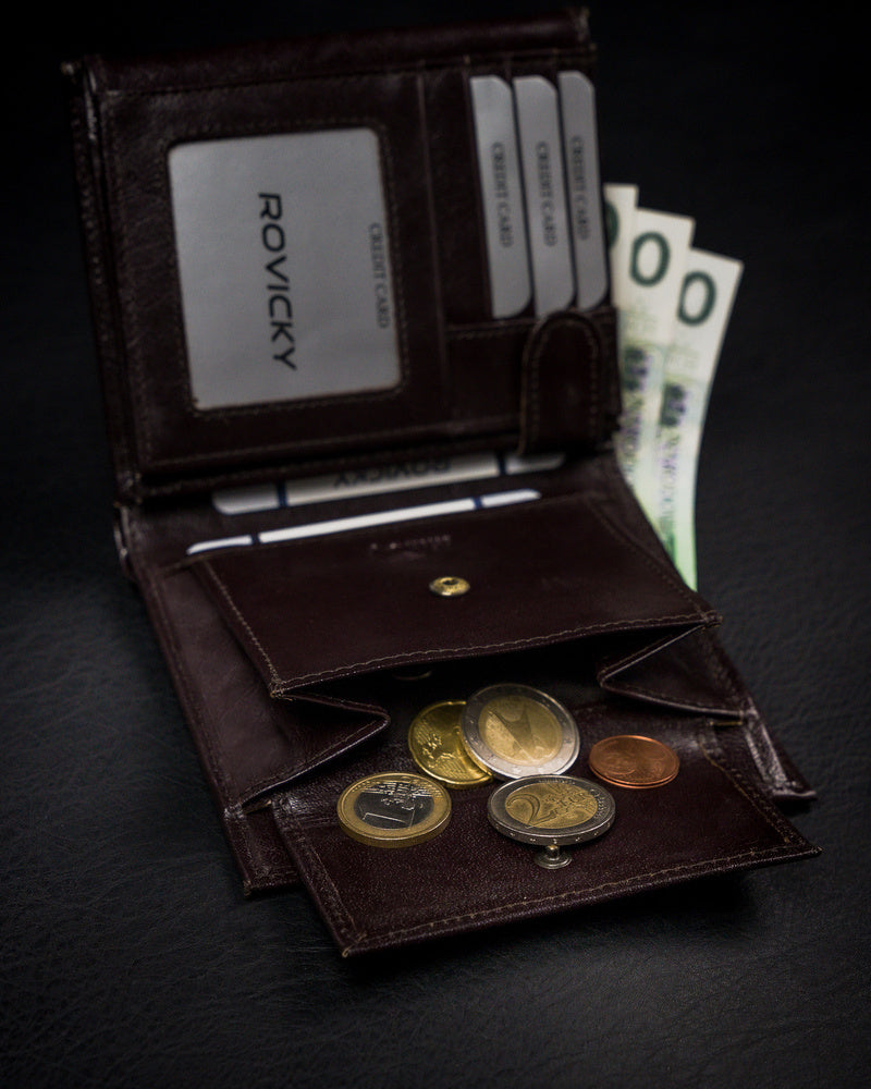 Vīriešu ādas maks Rovicky RV55 S247