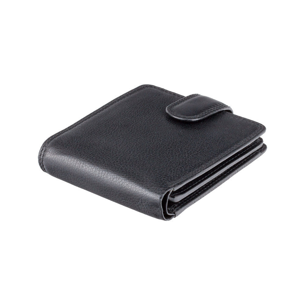 Vīriešu ādas maks Visconti HT10, melns S169