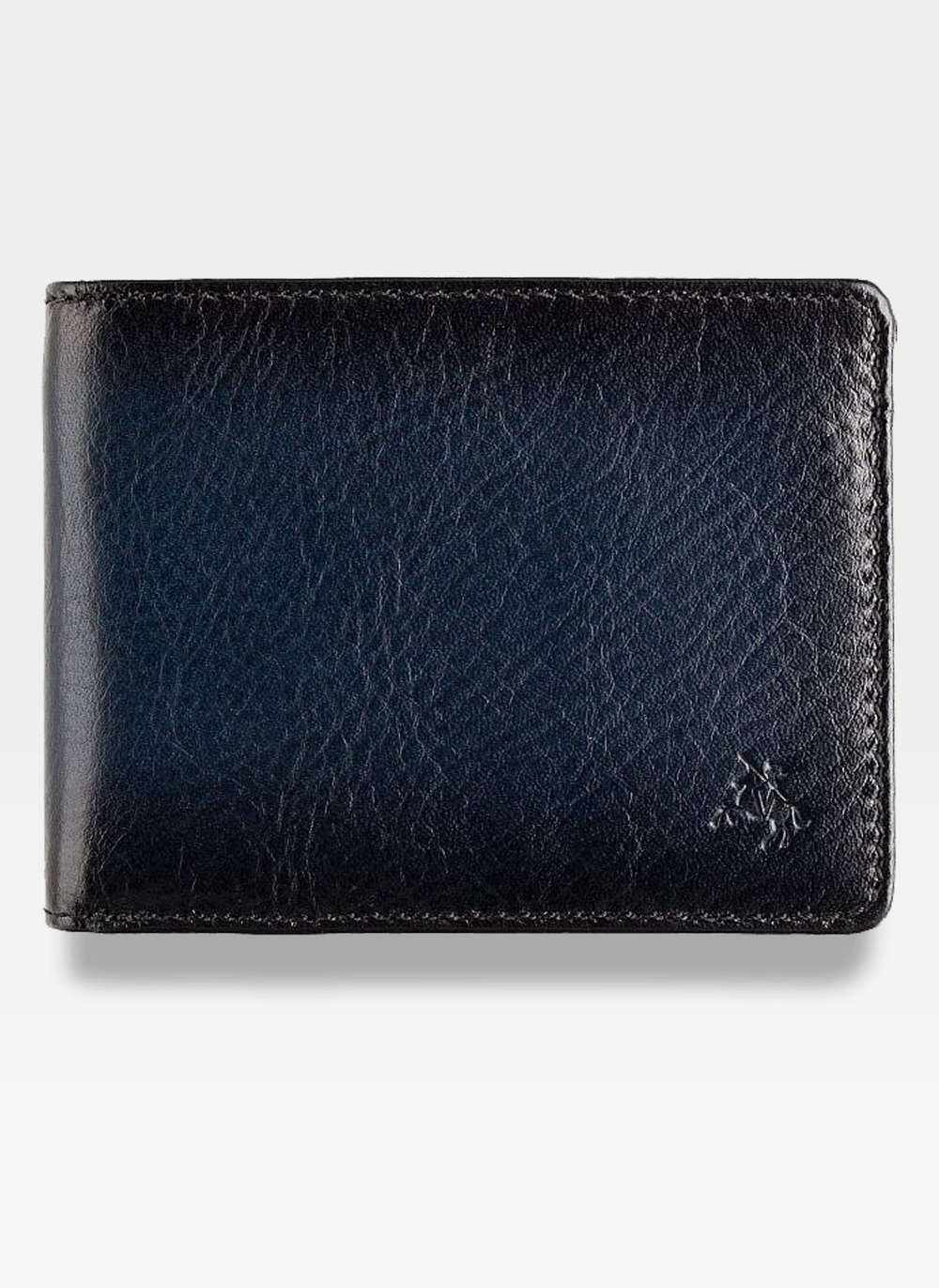 Vīriešu ādas Visconti maks AT63, zils S500