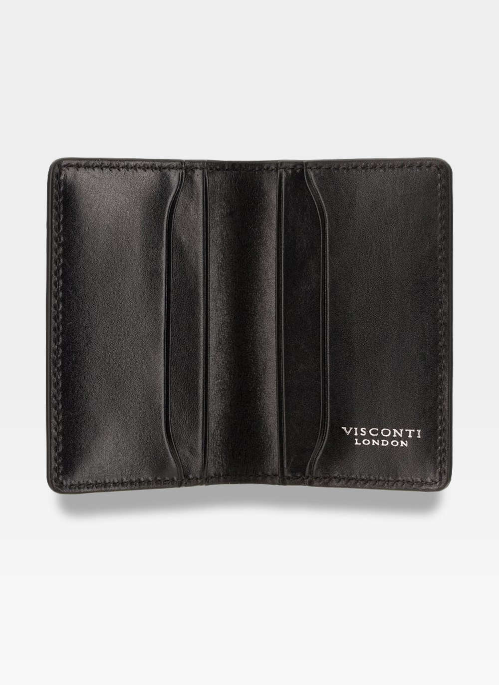 Vīriešu maks Visconti P3, melns S46