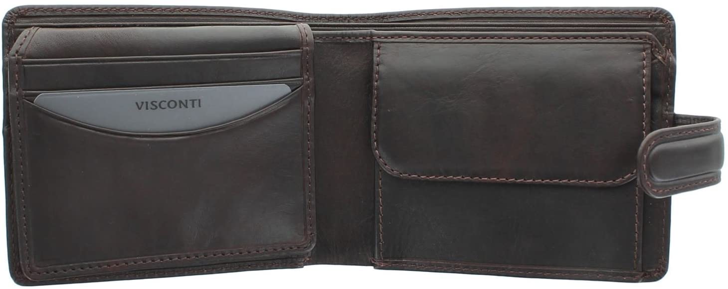 Vīriešu maks Visconti TSC48, brūns S30