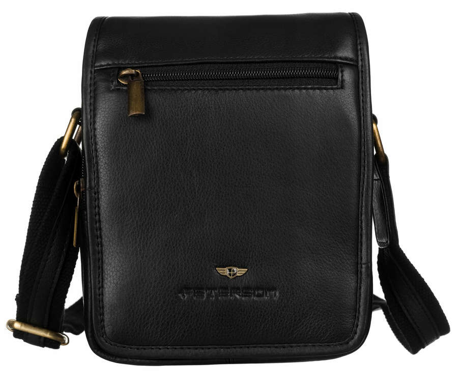 Vīriešu rokassoma Peterson N50, melna R149