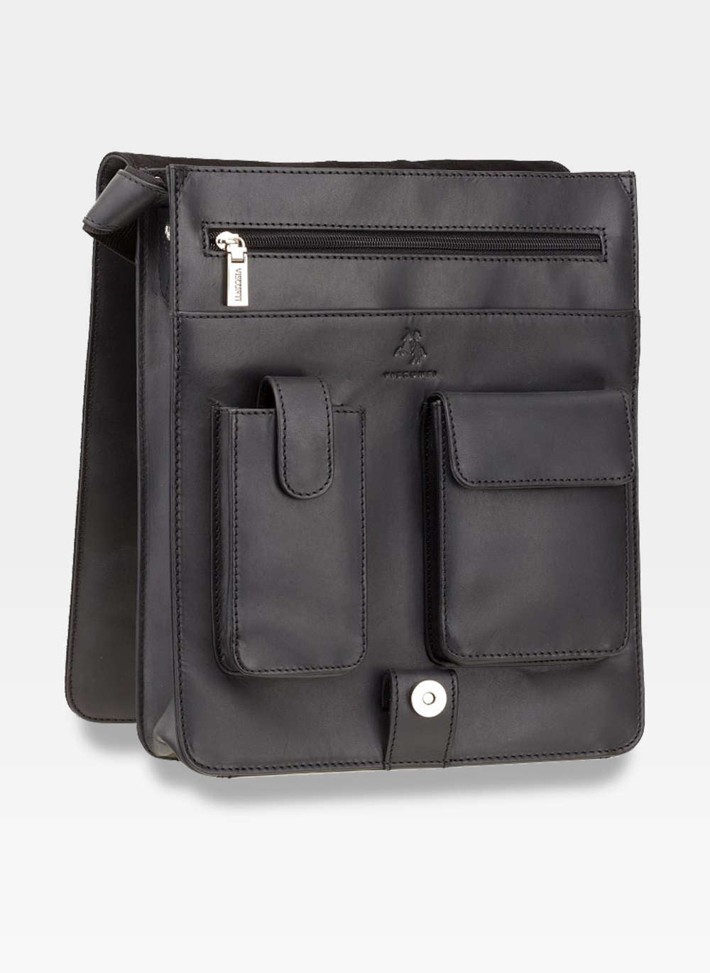 Vīriešu rokassoma Visconti, melna R28