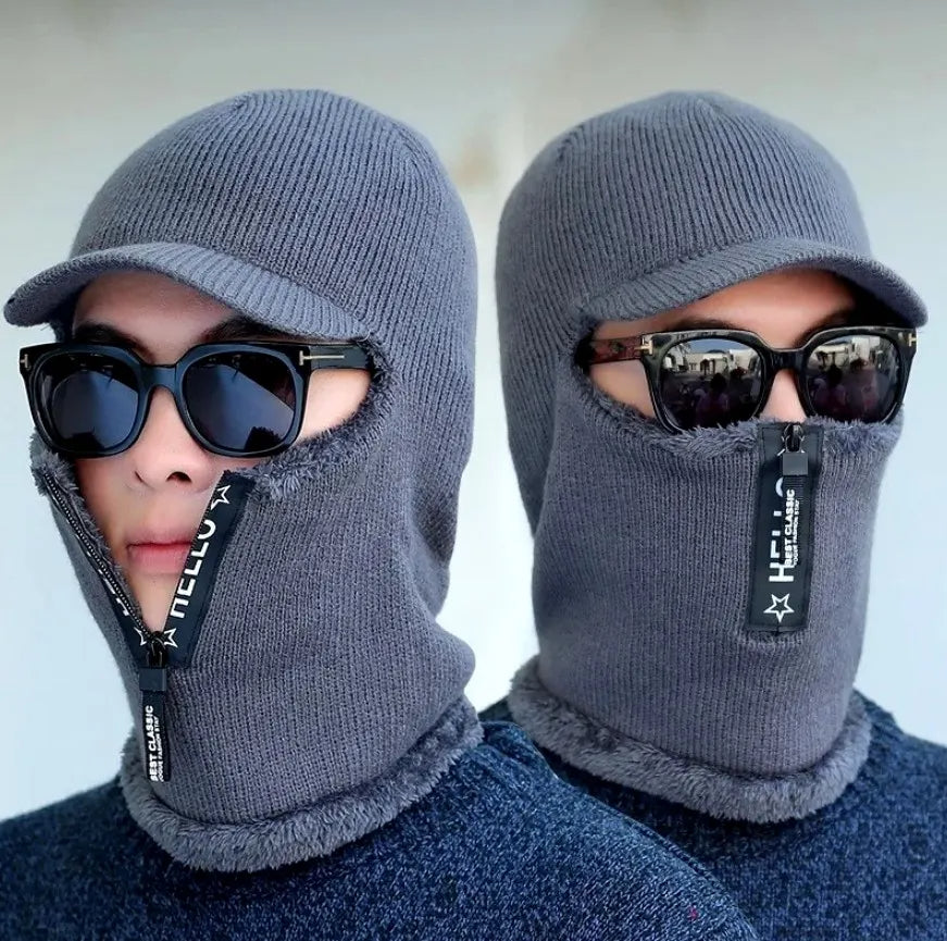 Vīriešu slēpošanas cepure ED110 pelēka