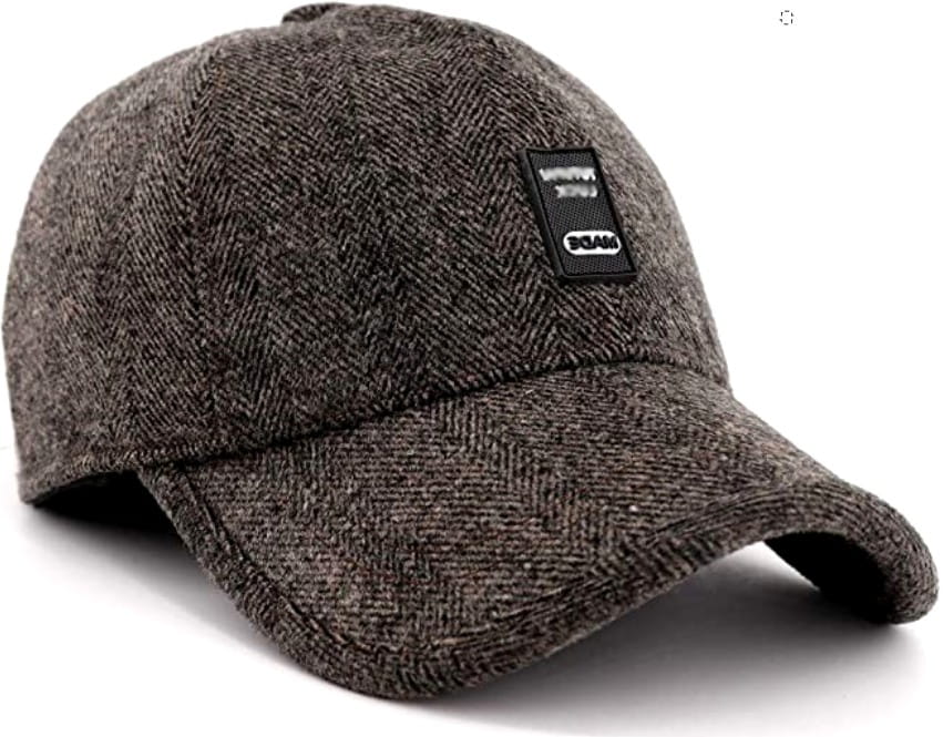 VĪRIEŠU ZIEMAS FILCAS CEPURE, brūna