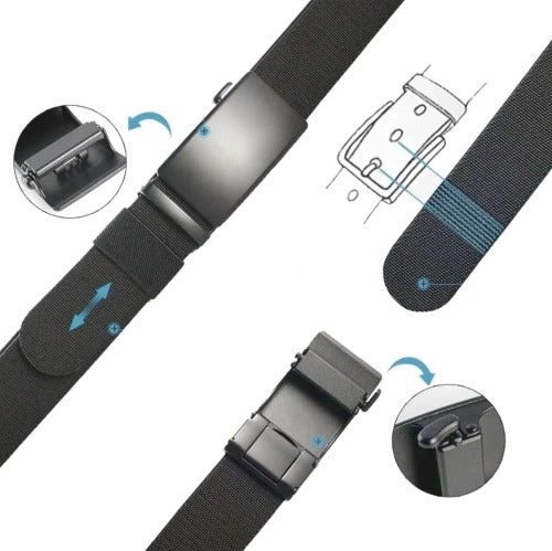 Vīriešu josta A132 pelēka D109