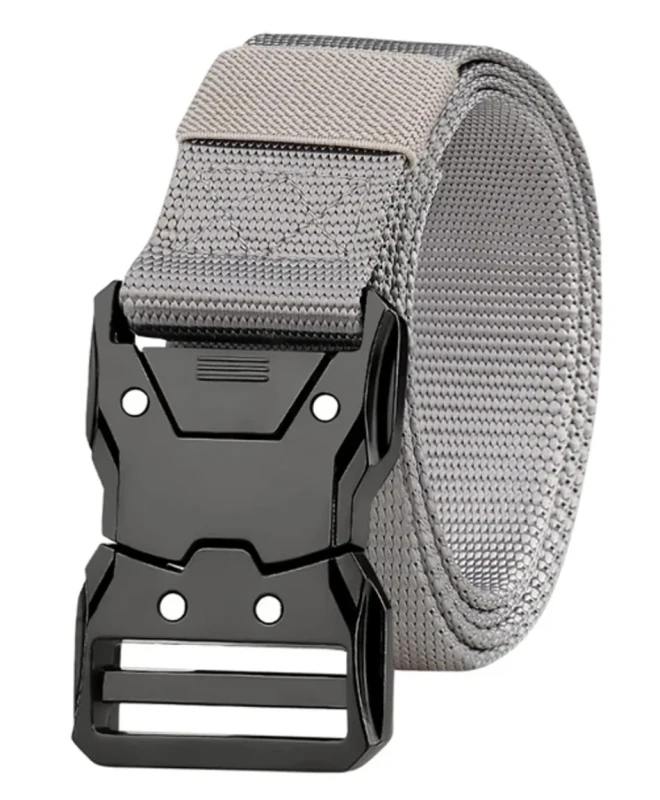 Vīriešu josta L6, pelēka D105