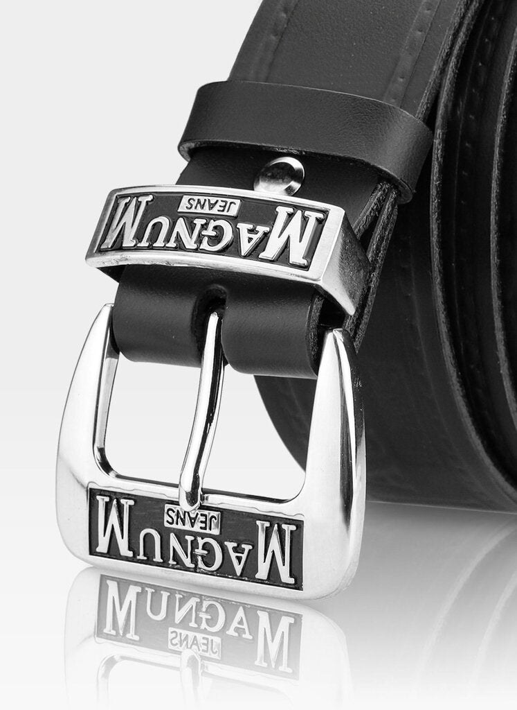 Vīriešu ādas josta MagnuM by Stevens D55