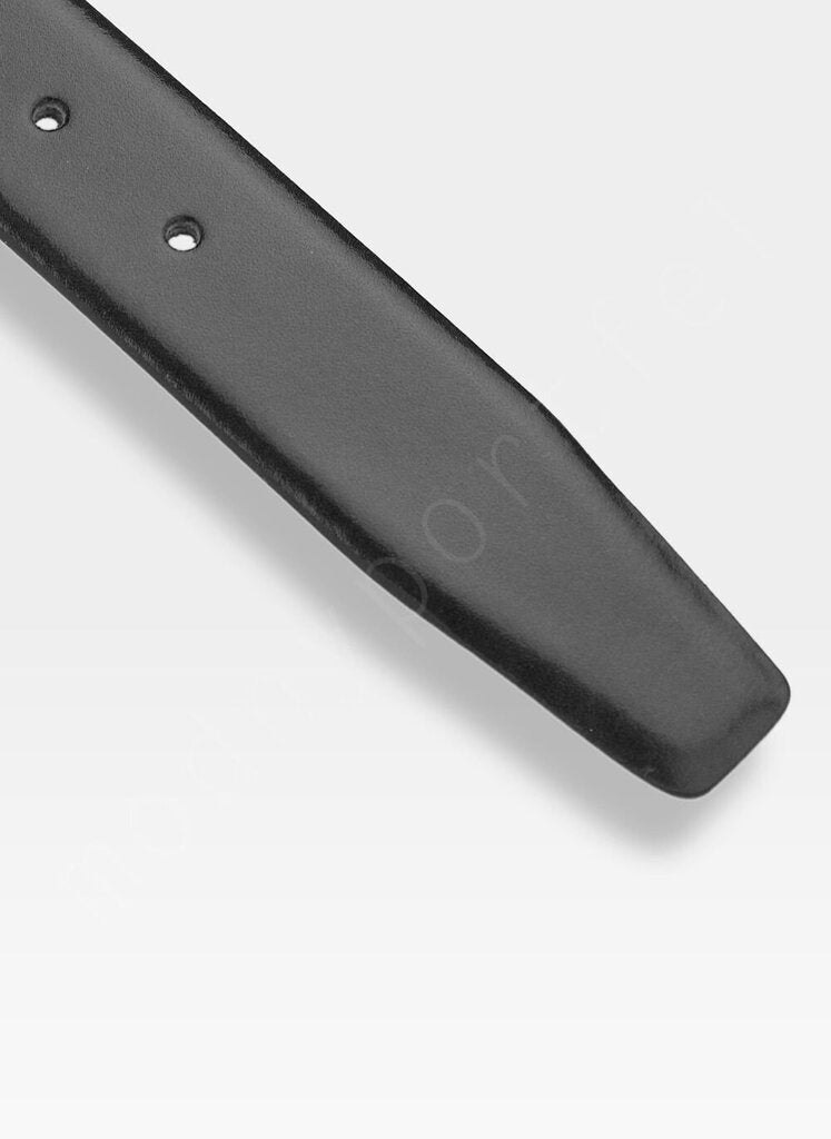 Vīriešu ādas josta Pierre Cardin, melna