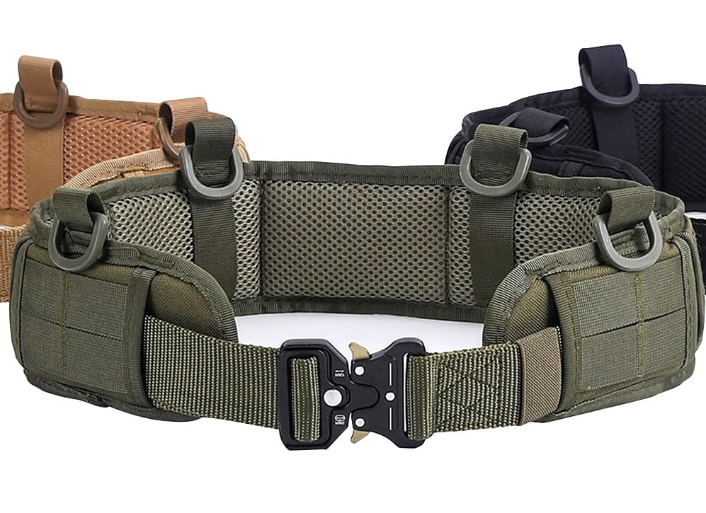 Vīriešu taktiskā josta H126, zaļa krāsa