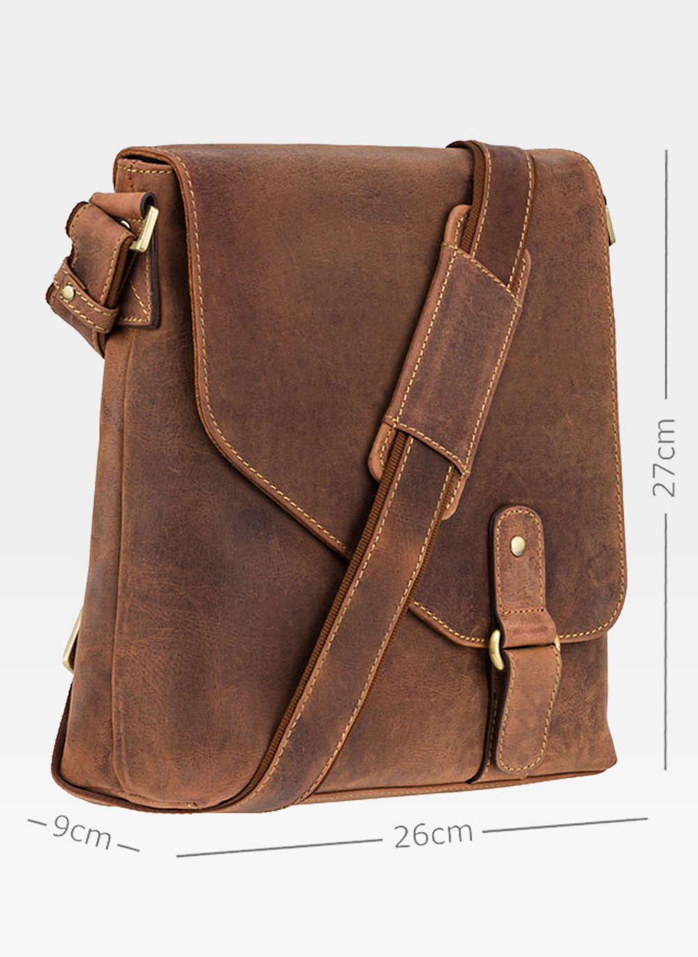 Vīriešu Visconti soma 71, gaiši brūna R18