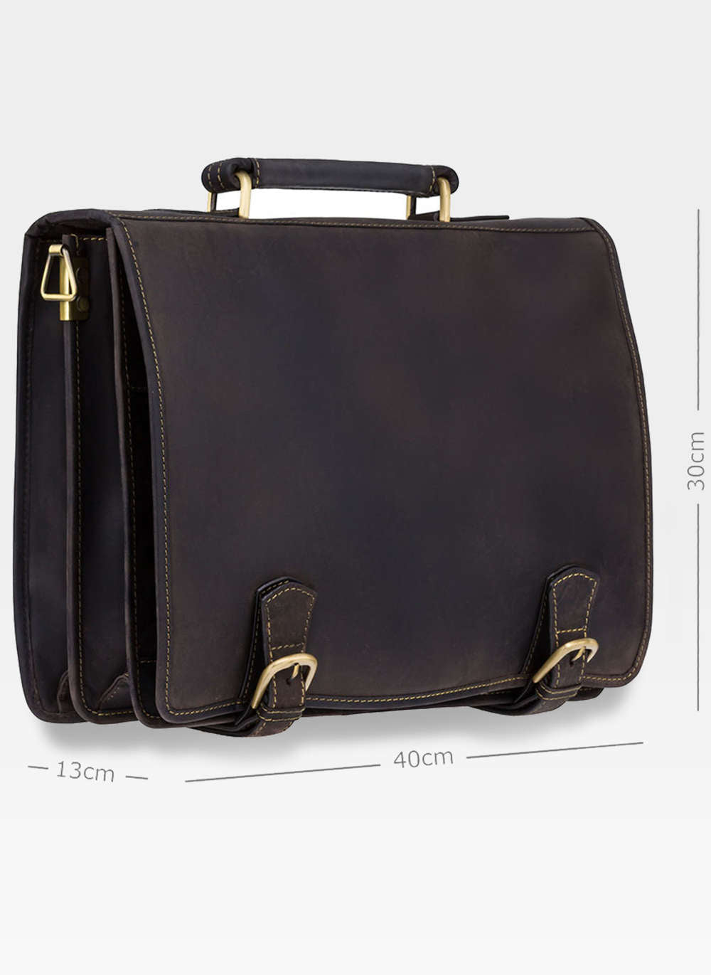 Vīriešu Visconti portfelis, tumši brūns R17