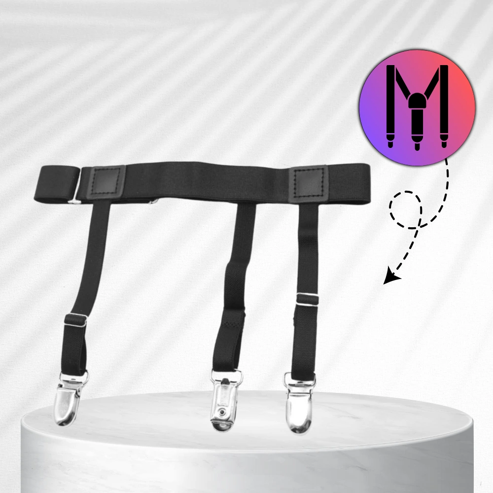 Vīriešu kreklu pakaramie P8, melni