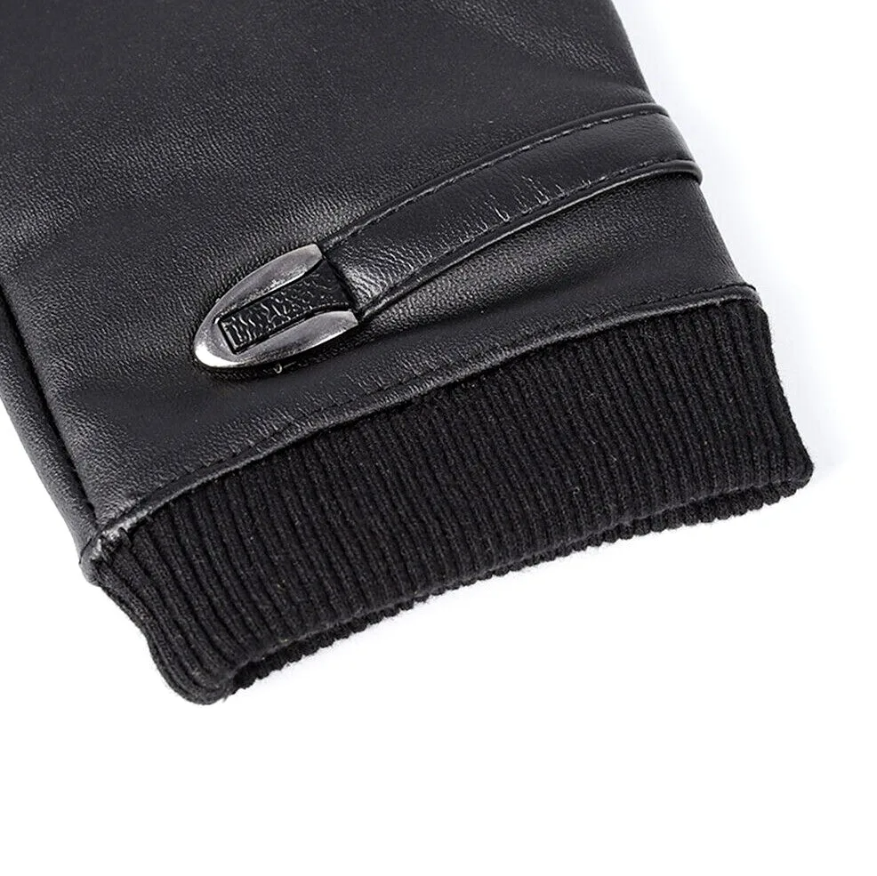 Vīriešu ziemas cimdi S108, melni