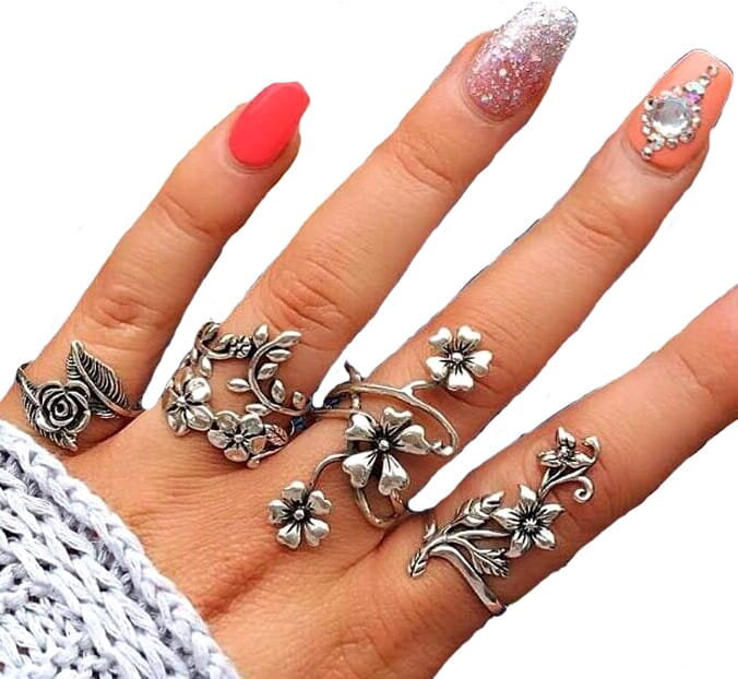 Gredzenu komplekts HIT, 4 gab.