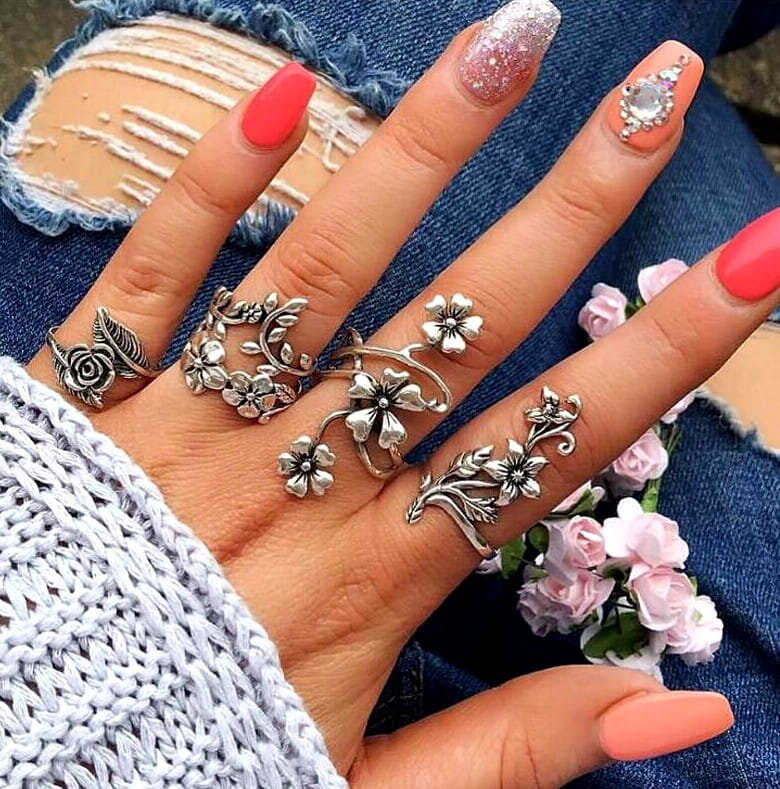 Gredzenu komplekts HIT, 4 gab.