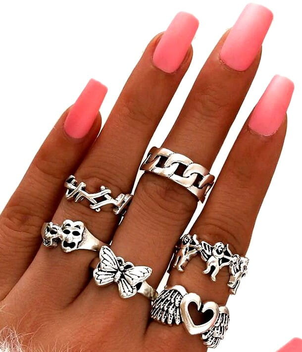 Gredzenu komplekts HIT, 6 gab.