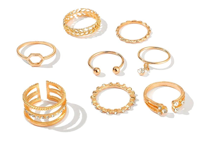 Gredzenu komplekts HIT - 8 gab.