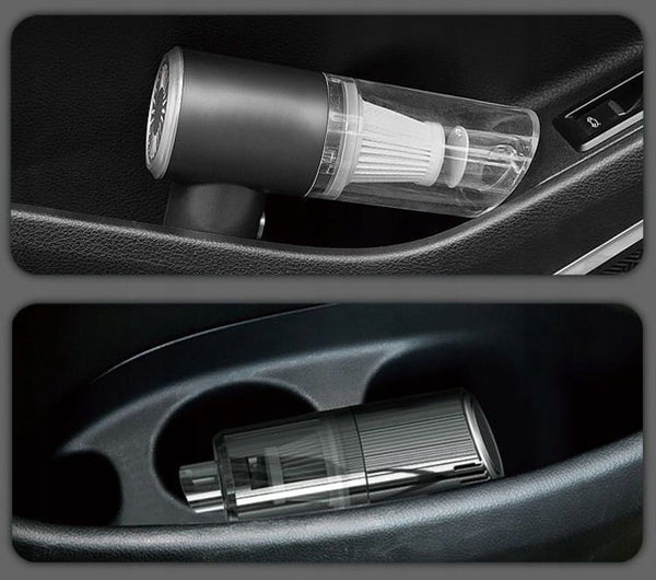Automašīnas putekļsūcējs USB, jaudīgs 120 W, LED, 35 kPa, kompakts