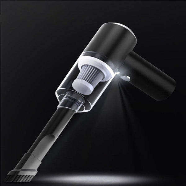 Automašīnas putekļsūcējs USB, jaudīgs 120 W, LED, 35 kPa, kompakts