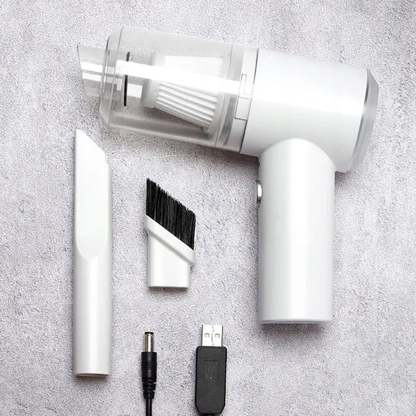Automašīnas putekļsūcējs USB, jaudīgs 120 W, LED, 35 kPa, kompakts