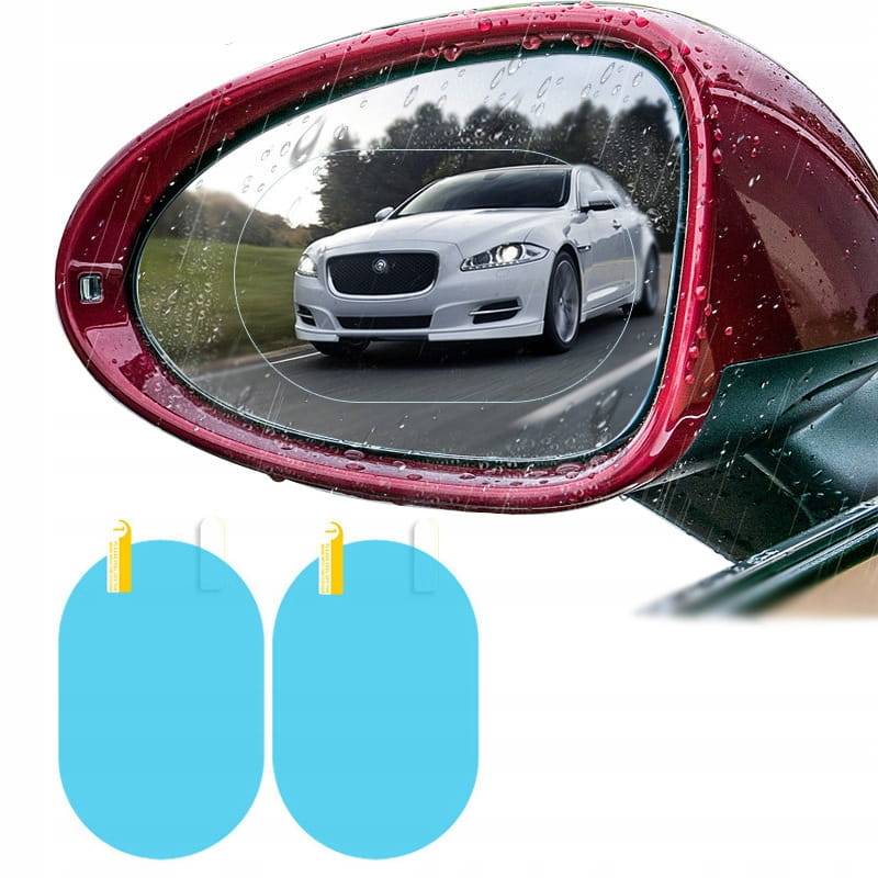 Spoguļplēve PRETMIGLASĪŠANAI, ūdensnecaurlaidīgas uzlīmes 2x