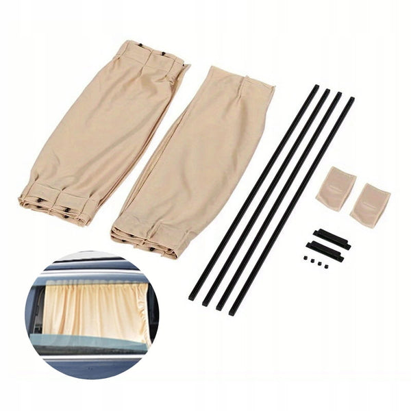 Automašīnas saules aizkari, bēši, 50x39 cm